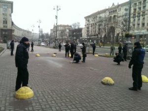 В Киеве у здания городской администрации прогремел взрыв