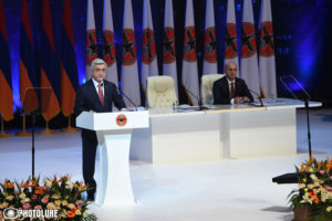 Президент Армении переизбран главой Республиканской партии Армении