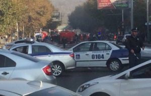 При пожаре на заправочной станции на улице Гераци в Ереване пострадал водитель бензовоза