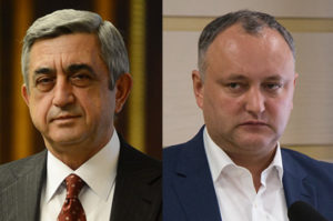 Серж Саргсян поздравил Игоря Додона с победой на президентских выборах в Молдавии