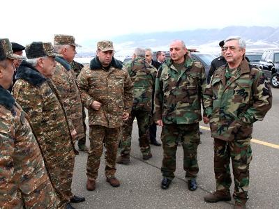 Президент Армении прибыл в Нагорный Карабах