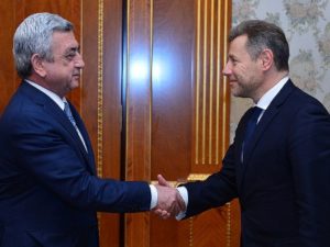Президент Армении принял нового сопредседателя Минской группы ОБСЕ от Франции