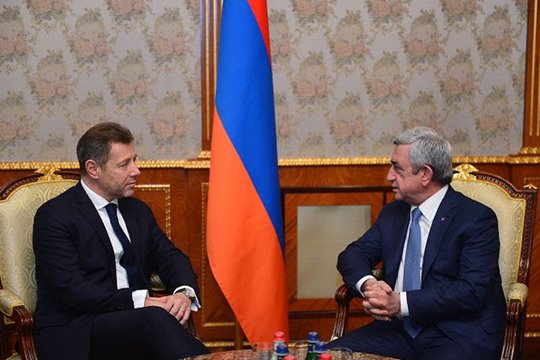 Серж Саргсян принял нового сопредседателя Минской группы ОБСЕ от Франции