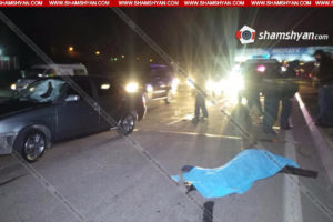 Мужчина погиб под колесами автомобиля близ одной из автостанций в Ереване