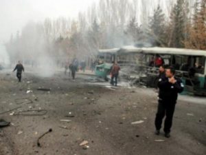 В результате взрыва в турецкой провинции Кайсери сдохли 13 оккупантов