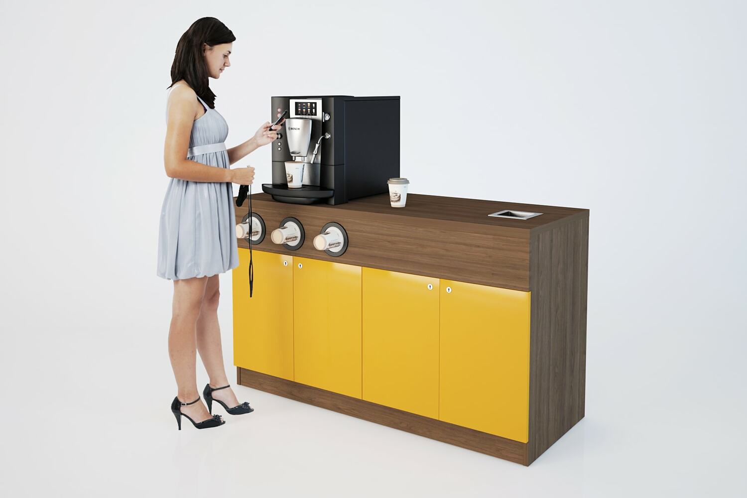 Где применяются диспенсеры для одноразовых стаканов