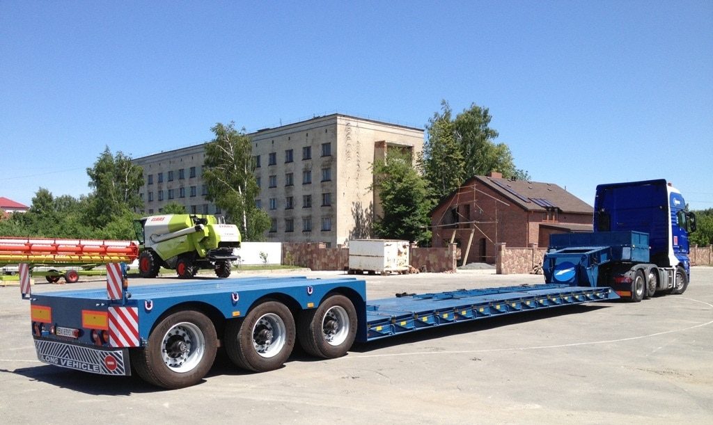 Обзор низкорамного полуприцепа от компании ТАД