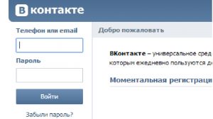 Можно ли войти в социальную сеть вКонтакте без логина и пароля