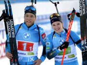 Франция выиграла сингл-микст на чемпионате мира по биатлону