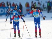Российские биатлонисты завоевали первую медаль на чемпионате мира в Поклюке