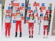 Российские лыжницы завоевали серебро в эстафете на ЧМ