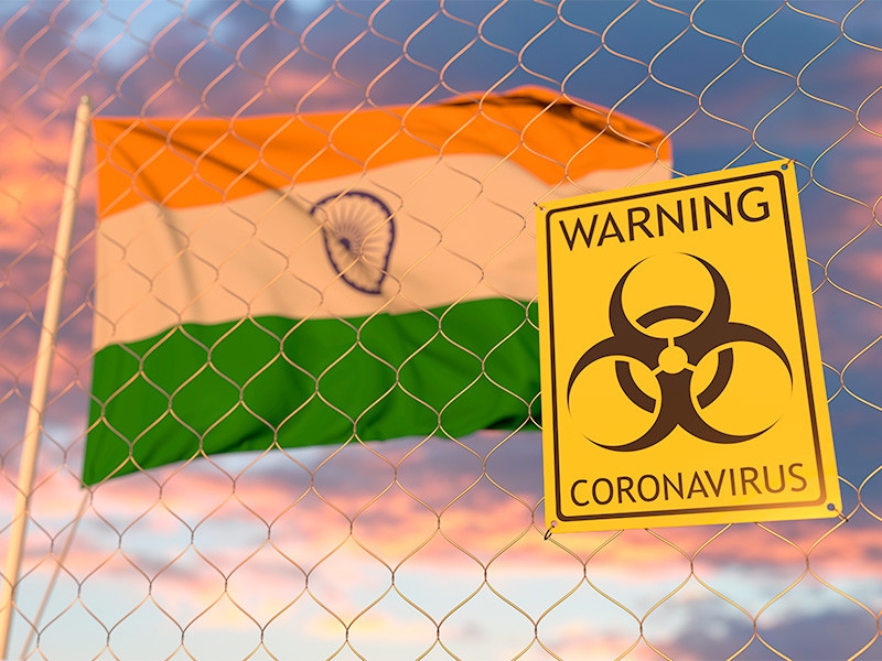 В Индии за сутки зафиксировано максимальное число смертей из-за коронавируса