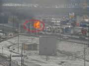 На МКАД загорелся грузовой автомобиль