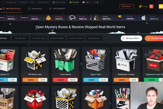 Открытие Mystery Box online: обзор сервиса CrazyBox.net