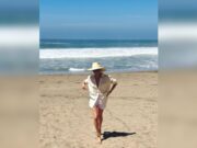 Меган Маркл снялась в шортах на калифорнийском пляже