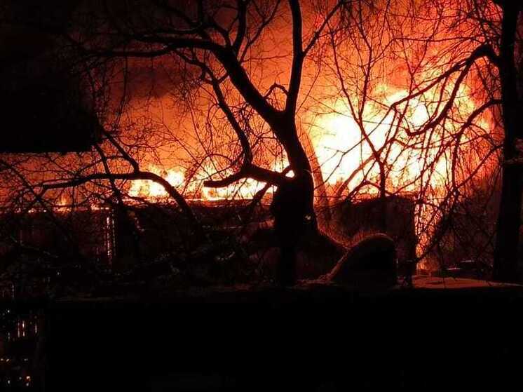 В результате нового налета дронов ВСУ на Ростовщину в одном из хуторов начался пожар