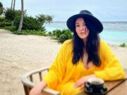 Ирина Дубцова проводила в школу дочку избранника от прошлого брака