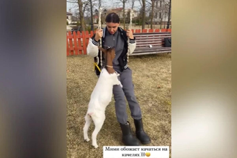 Оксана Самойлова подыскала приемную семью для своей козы