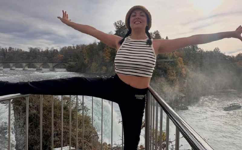 Анна Нетребко продемонстрировала свою стройную фигуру во время прогулки в Швейцарии